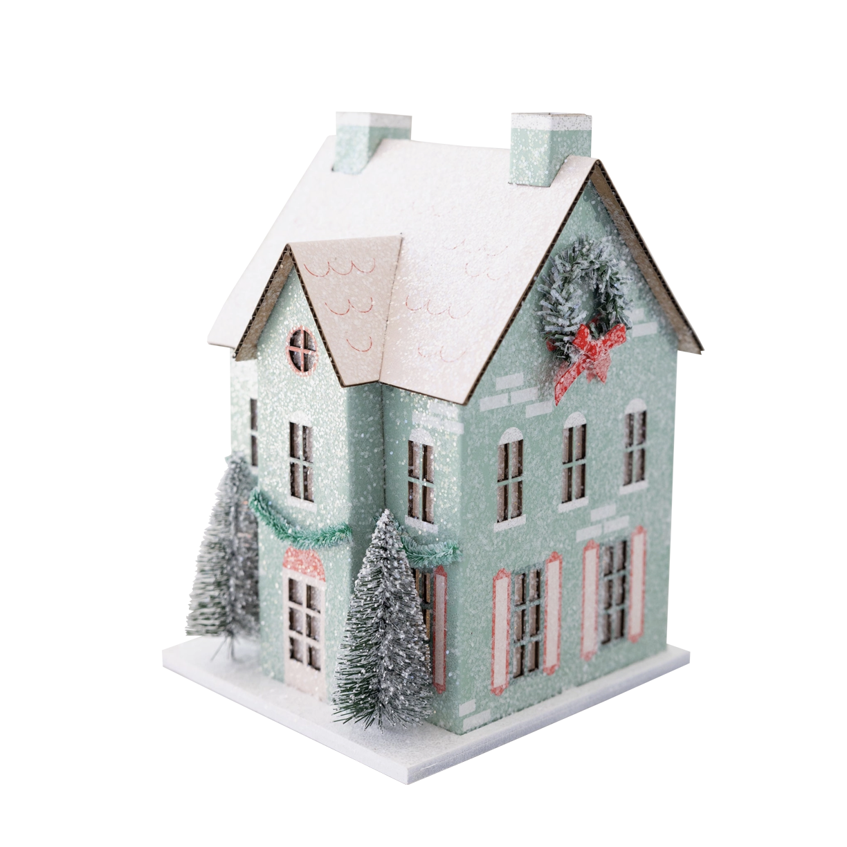 Christmas Village Paper House Decoration © 20152023 The Mascot Syndicate